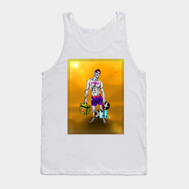 DEAD BEAT COLOUR Tank Top by mark-chaney